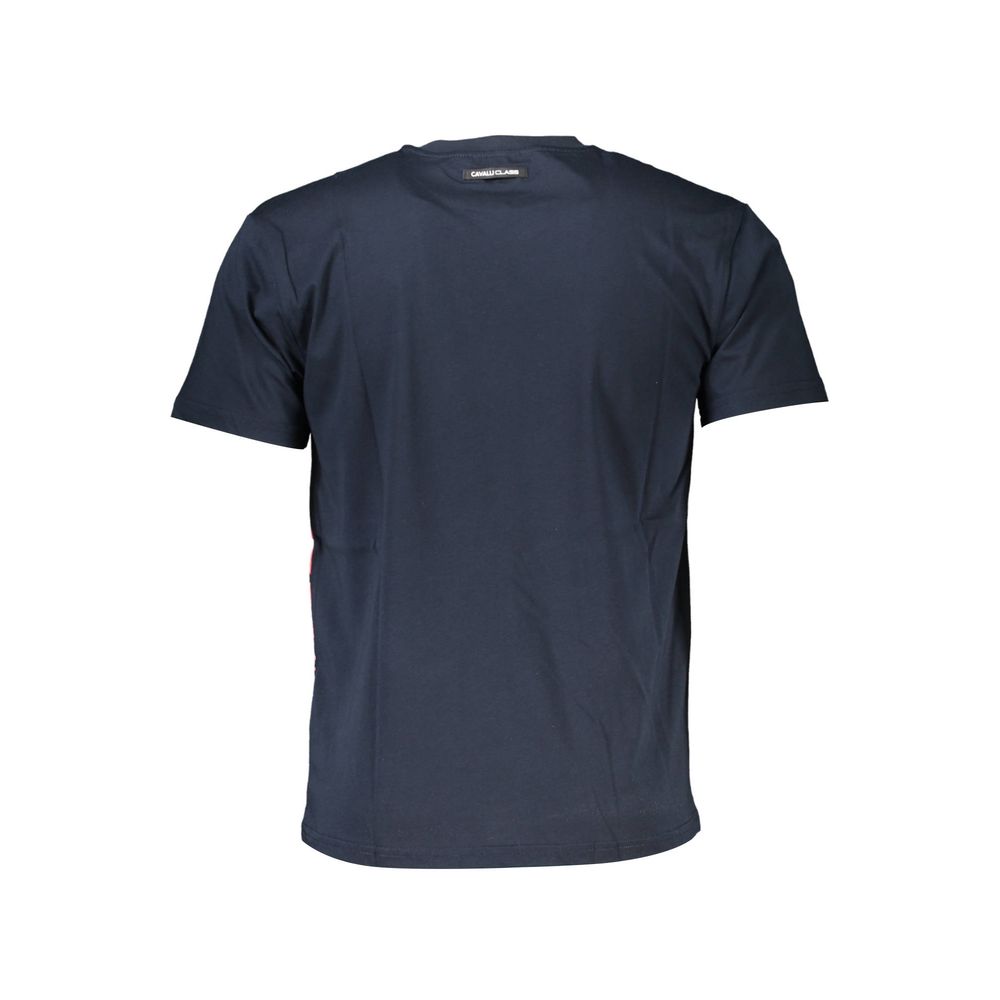 Cavalli Class Blue Cotton T-Shirt