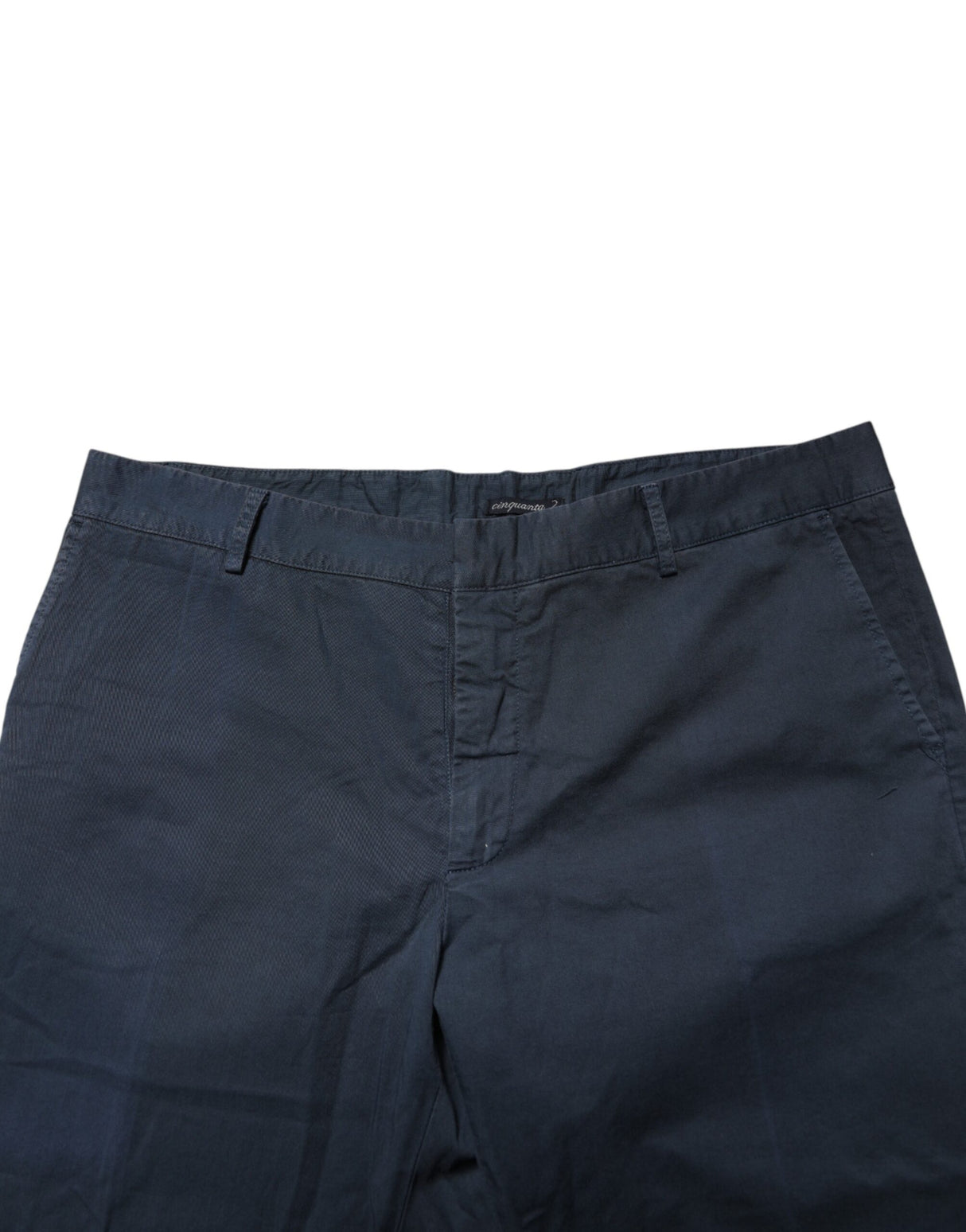 Master Coat Blue Skinny Fit Mid Waist Men Chino Trouser Pants