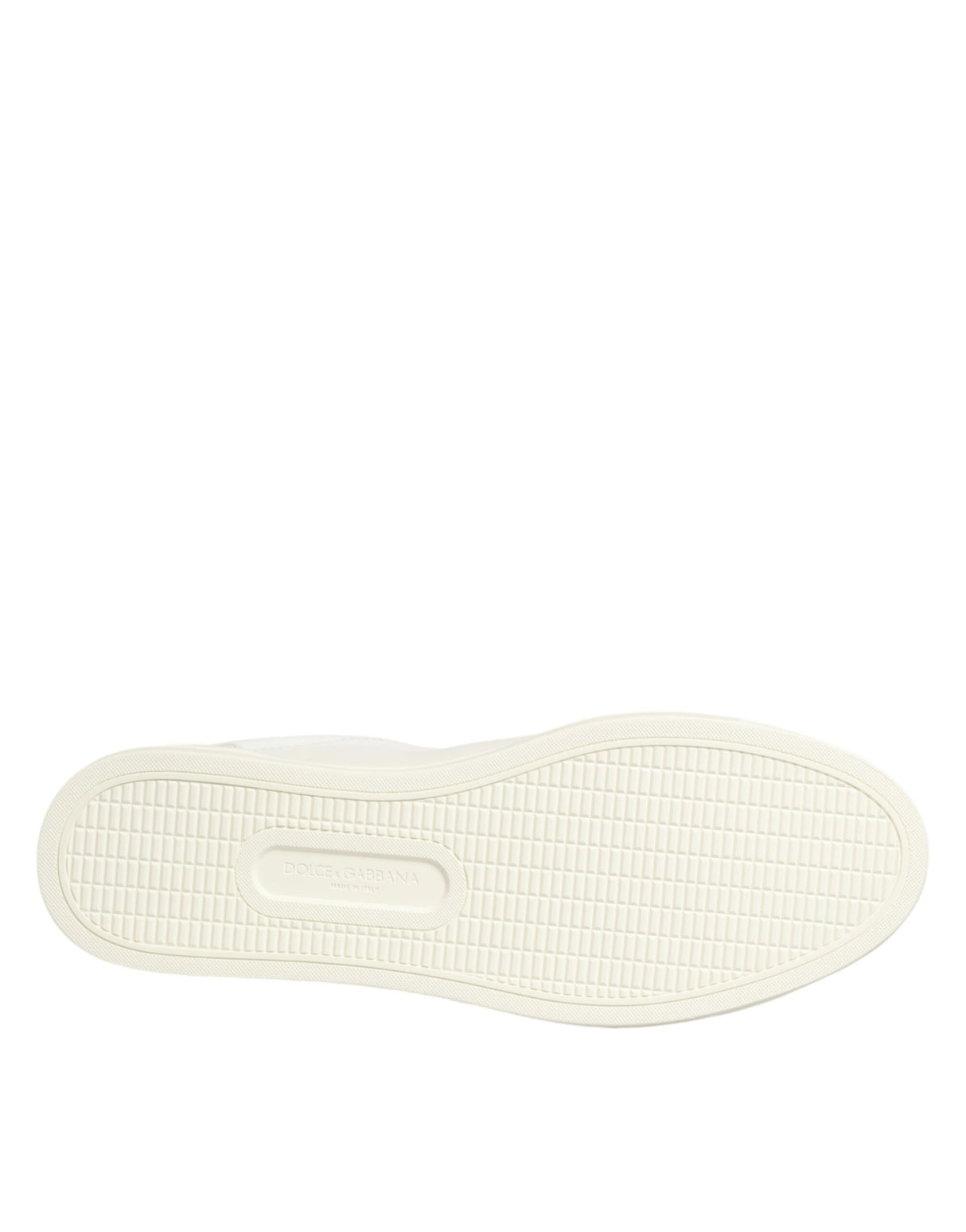 Dolce & Gabbana White Heart Embellished Sneakers Shoes