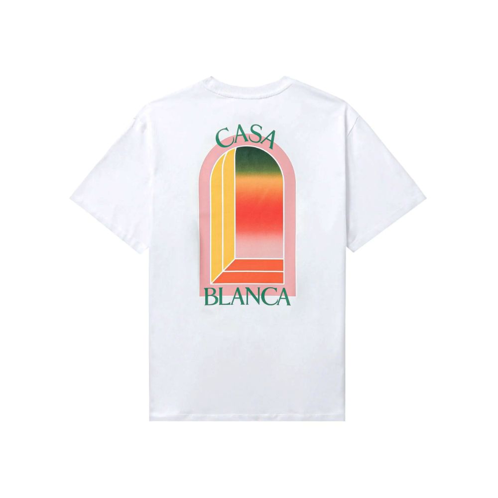 Casablanca White Cotton T-Shirt