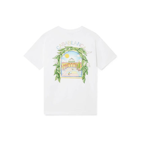 Casablanca White Cotton T-Shirt