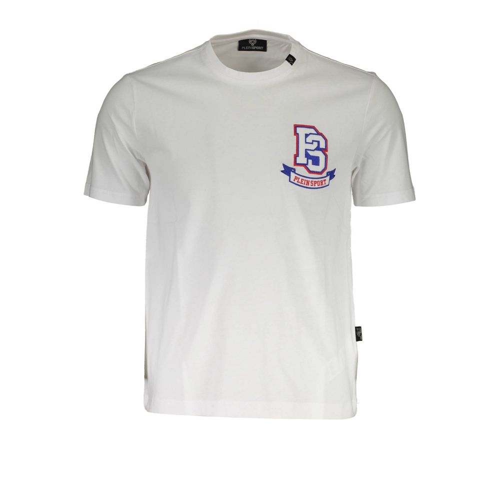 Plein Sport White Cotton Men's T-Shirt