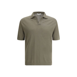 Cruna Green Cotton Polo Shirt