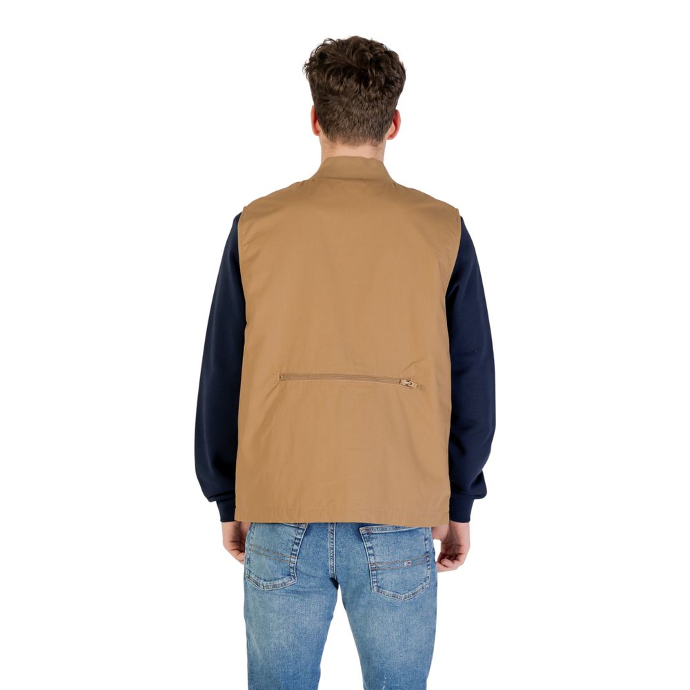 Vans Beige Cotton Sleveless Jacket