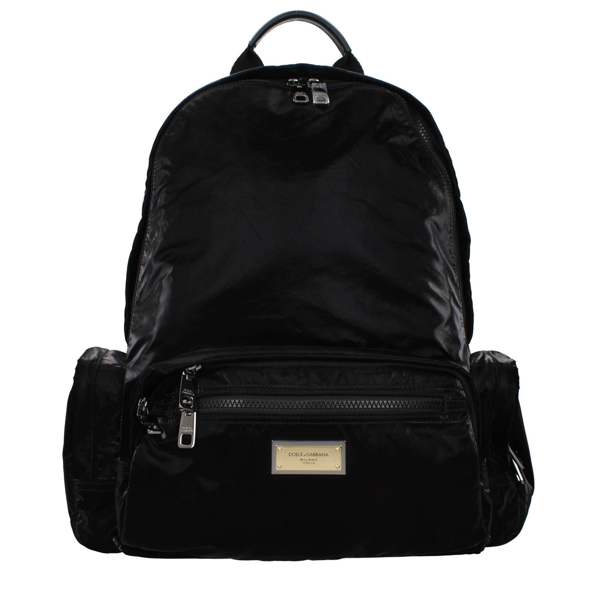 Dolce & Gabbana Black Nylon Backpack