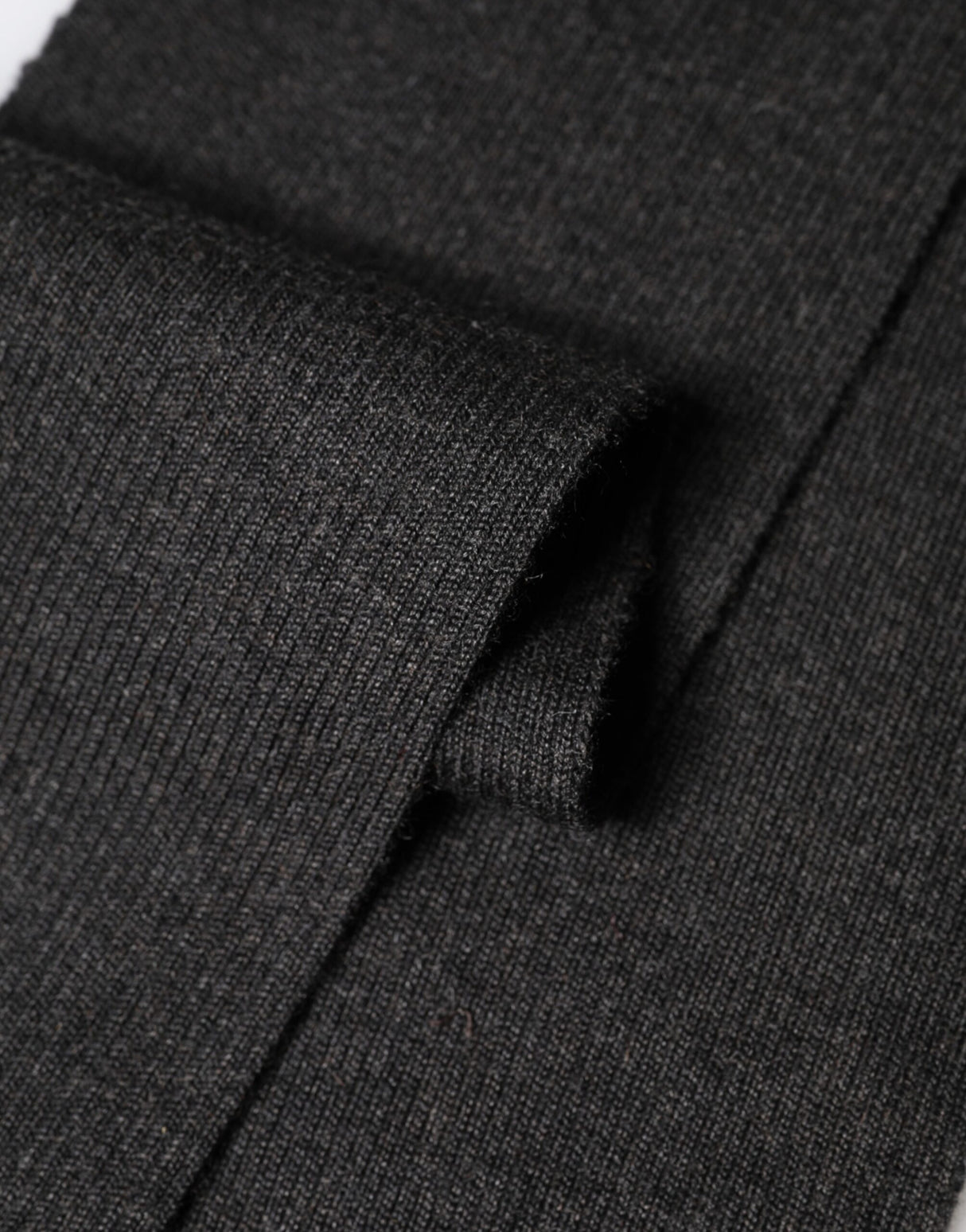 Dolce & Gabbana Black Cashmere Knit Neck Wrap Foulard Scarf