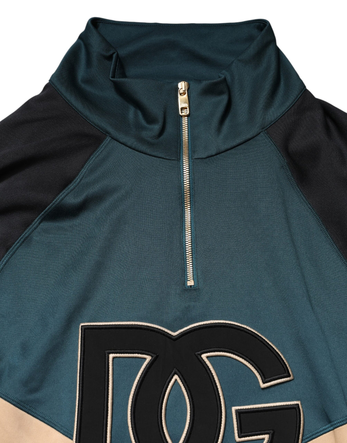 Dolce & Gabbana DG Mock Neck Sweatshirt Sweater Multicolor