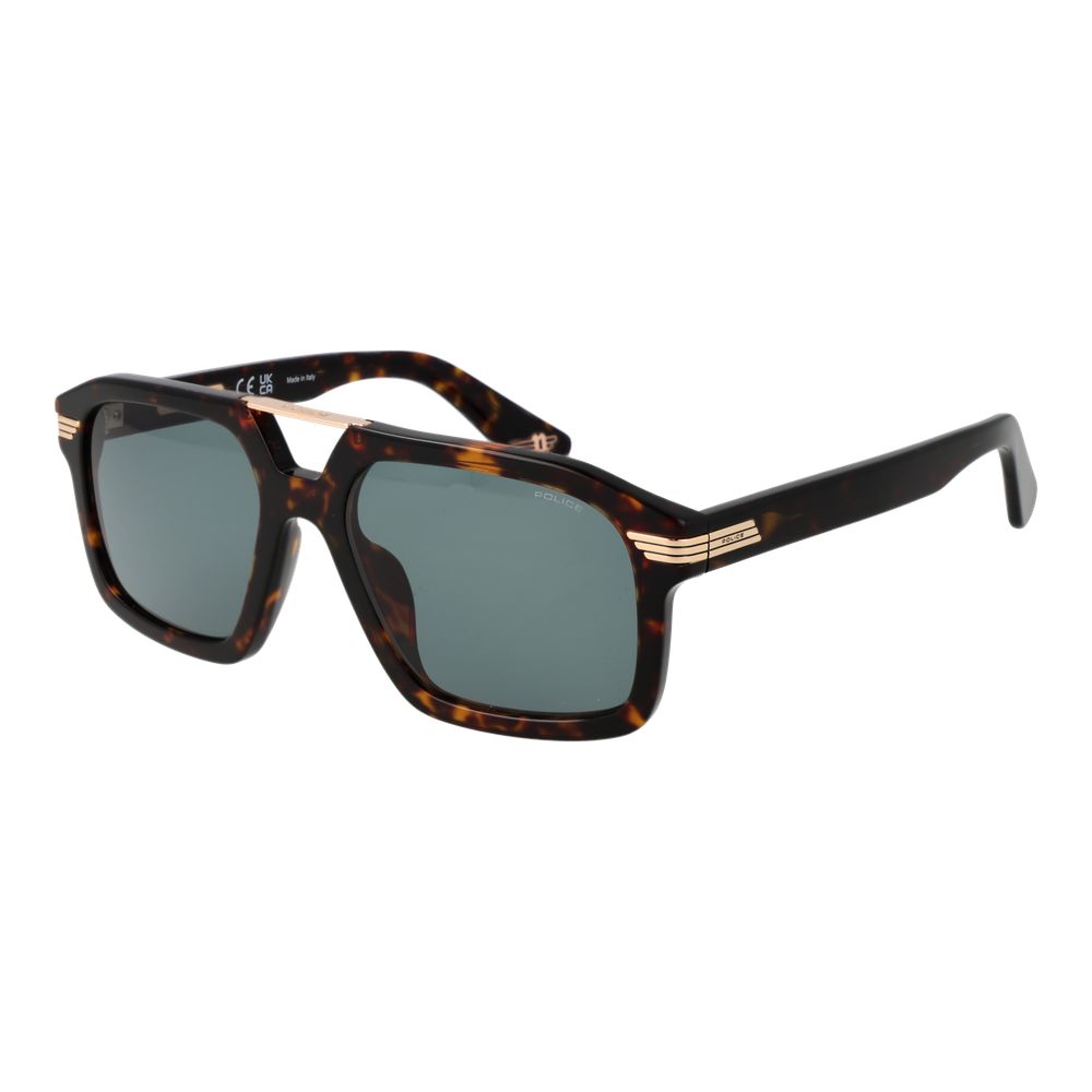 Police Brown Cellulose Acetate Sunglasses