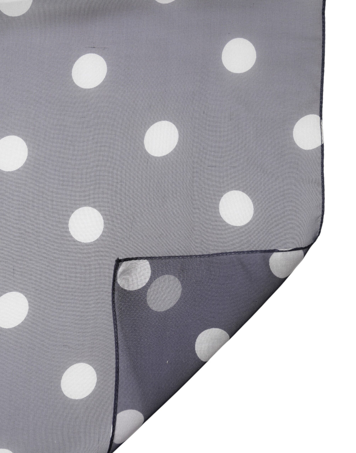 Dolce & Gabbana Blue Polka Dot Silk Neck Wrap Shawl 205cm x 132cm Scarf