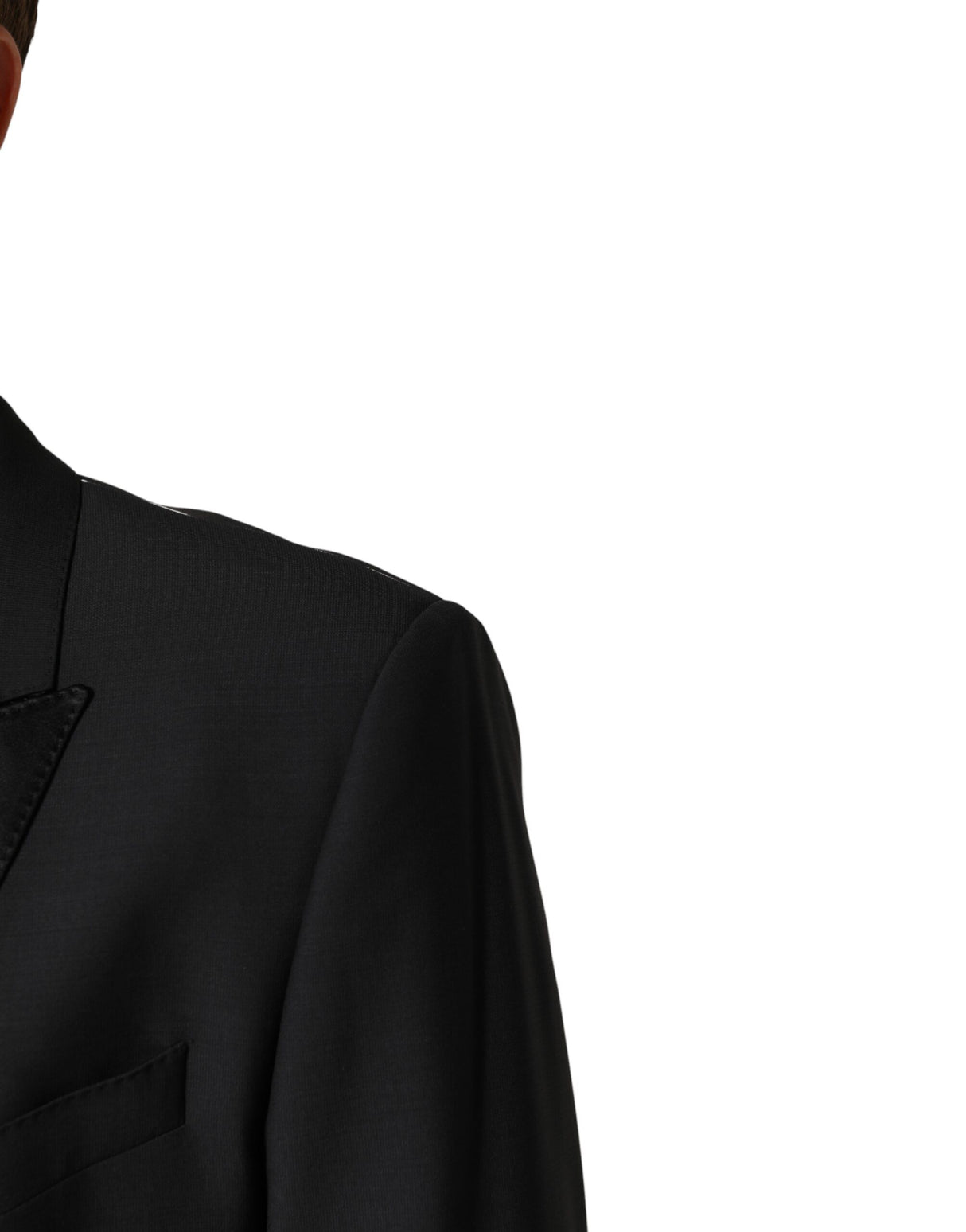 Dolce & Gabbana Black MARTINI Single Breasted Jacket Blazer