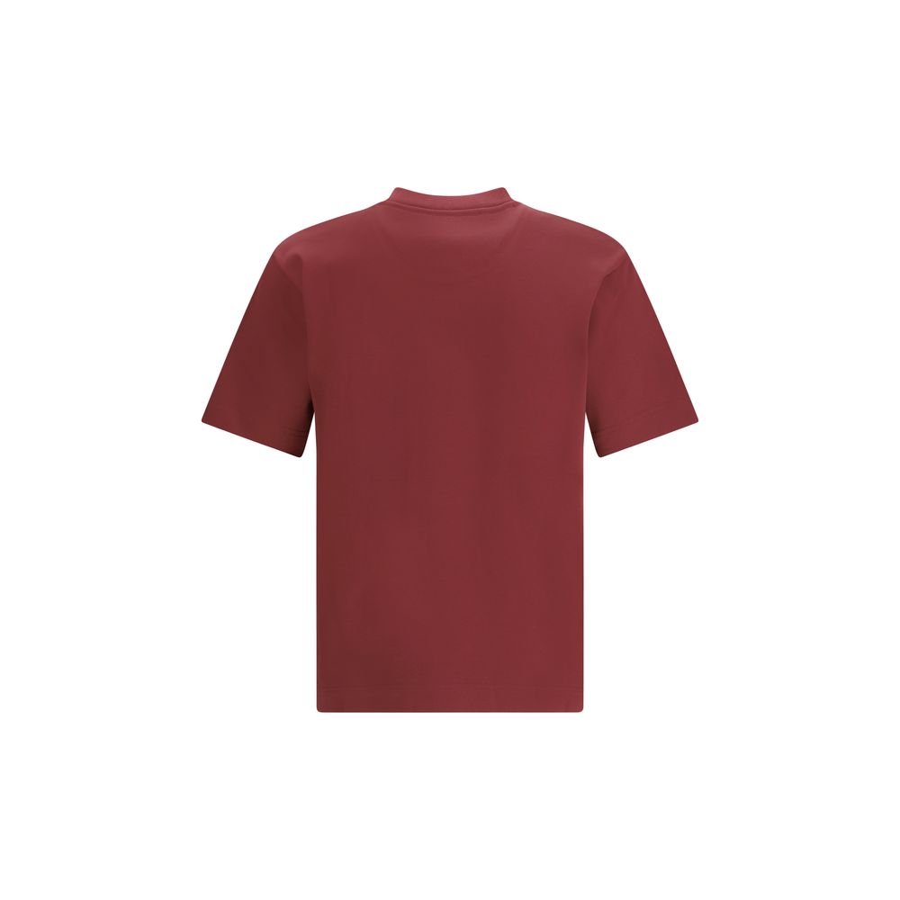 Fendi Bordeaux Cotton T-Shirt