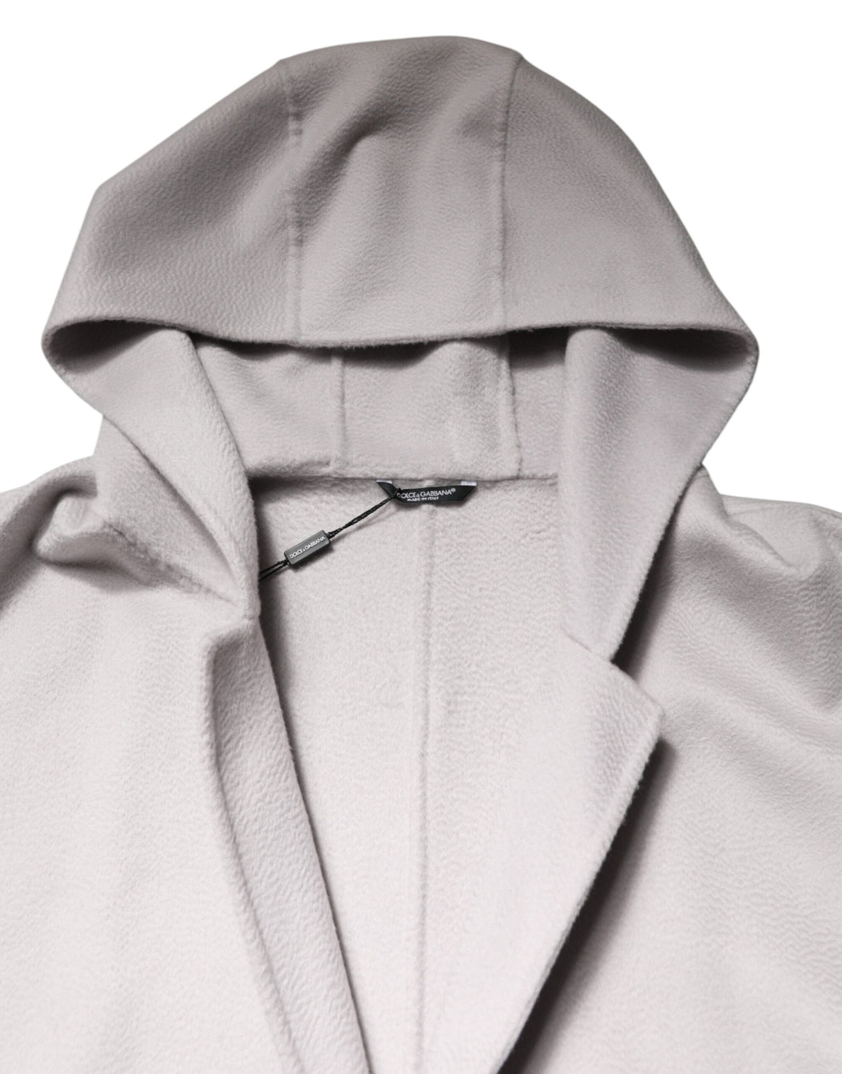 Dolce & Gabbana Off White Belted Long Trench Coat Men Jacket