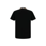 Burberry Black Cotton Polo Shirt