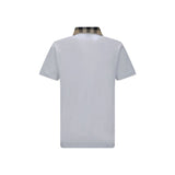 Burberry White Cotton Polo Shirt