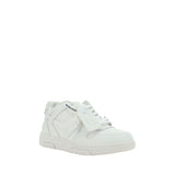 Off-White White Calf Leather Bos Taurus Low Top Sneakers