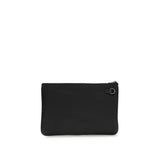 Kiton Black Nylon Clutch Bag