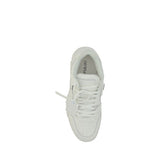 Off-White White Calf Leather Bos Taurus Low Top Sneakers
