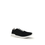 Kiton Black Rubber Athletic Sneakers