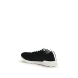 Kiton Black Rubber Athletic Sneakers