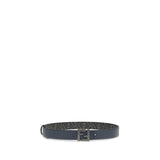 Fendi Blue Calf Leather Bos Taurus Regular Belt