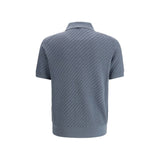 Brioni Light Blue Cotton Polo Shirt