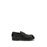 MM6 Black Calf Leather Bos Taurus Slip-On Loafers