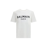Balmain White Cotton T-Shirt