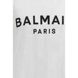 Balmain White Cotton T-Shirt