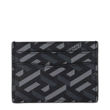 Versace Black Fabric Cardholder