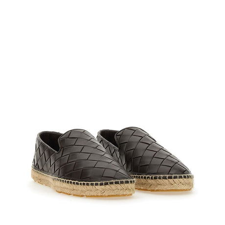 Bottega Veneta Brown Calfskin Espadrilles