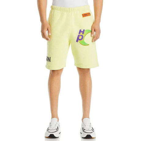 Heron Preston Bicolor Cotton Shorts