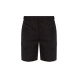 Jil Sander Black Cotton Cargo Shorts