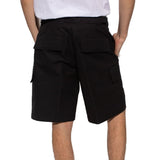 Jil Sander Black Cotton Cargo Shorts