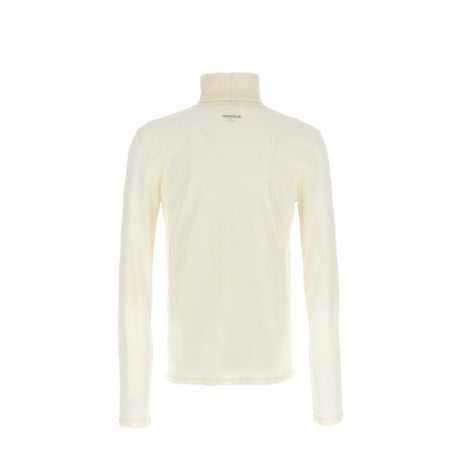 Jil Sander White Polyester Turtleneck