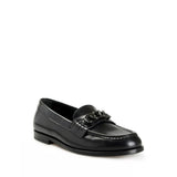 Valentino Garavani Black Leather Slip-On Loafers