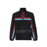 Marcelo Burlon Black Polyamide Shell Jacket