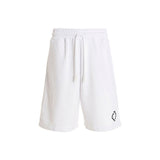 Marcelo Burlon White Cotton Shorts