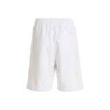 Marcelo Burlon White Cotton Shorts