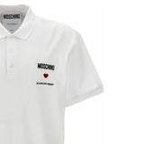 Moschino Couture White Cotton Polo Shirt