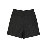 Off-White Black Polyester Short And Mini Shorts