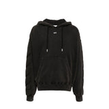 Off-White Black Cotton Sweatshirt