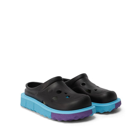 Off-White Black Rubber Slippers