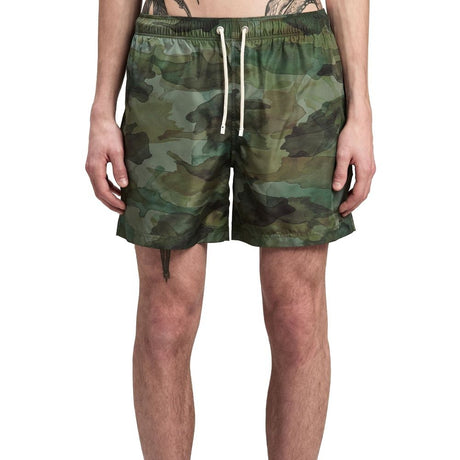 Palm Angels Bicolor Polyester Swim Shorts