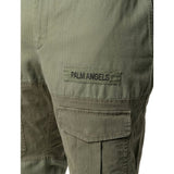Palm Angels Bicolor Cotton Cargo Pants