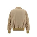 Palm Angels Beige Polyamide Bomber