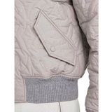 Salvatore Ferragamo Gray Polyester Bomber