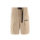 Ambush Beige Cotton Bermuda Shorts