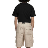 Ambush Beige Cotton Bermuda Shorts