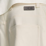 Dior White Cashmere Chino Pants