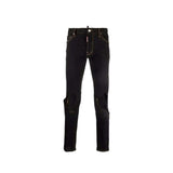 Dsquared² Black Cotton Jeans Denim